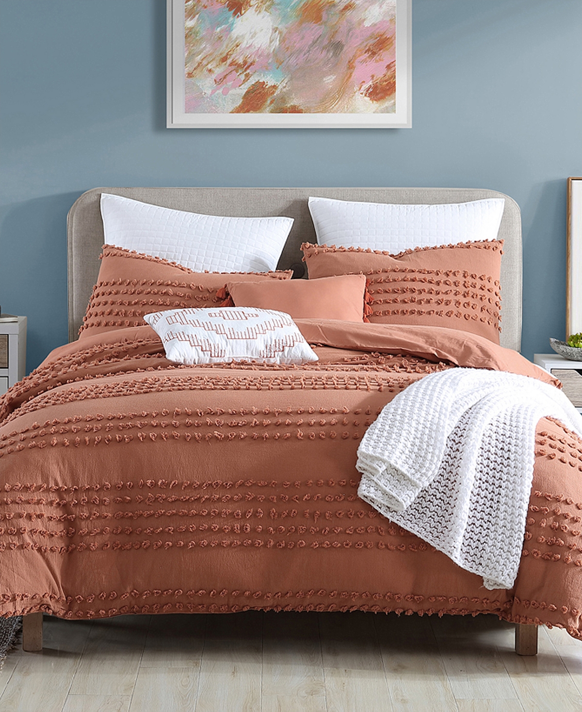 Swift Home Magnificent Marilla Dot 5 Piece Comforter Set