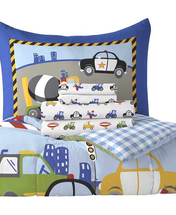 Dream Factory Trains And Trucks Twin Comforter Set Macy's