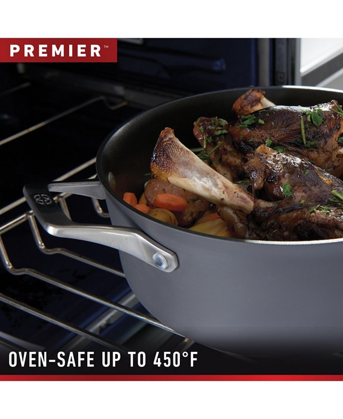 Calphalon Premier Hard-Anodized Nonstick 16-Inch Roaster With Rack – Oven Safe To 450°F, Dishwasher Safe (Black) - View #3