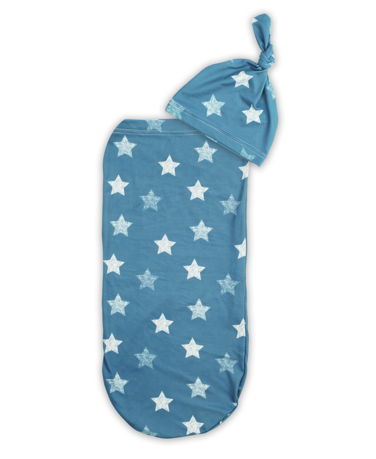 Itzy Ritzy Baby Boys And Girls Cutie Cocoon And Hat Set, Set Of 2 In Stars