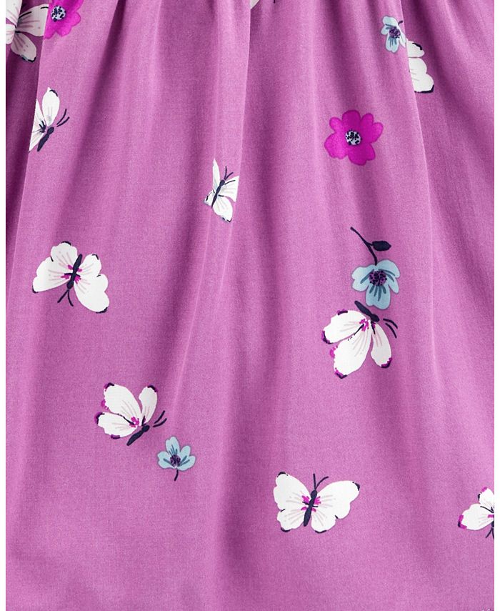 Carter's Toddler Girls Floral Butterfly Viscose Dress & Reviews ...
