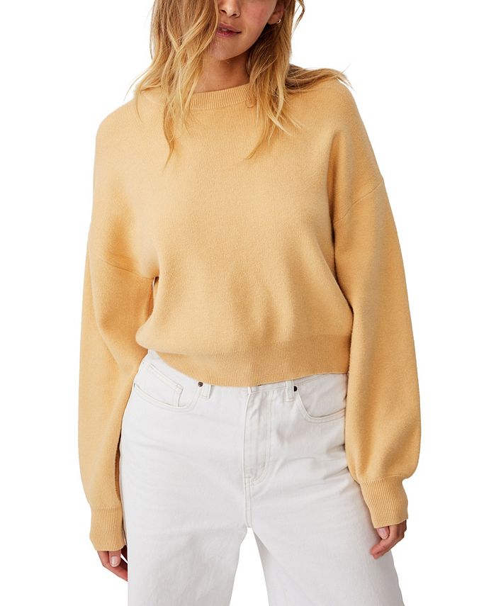 COTTON ON Women s Chloe Crew Luxe Pullover Sweater Macy s