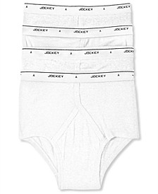 Men's Classic Collection Full-Rise Briefs 4-Pack Underwear