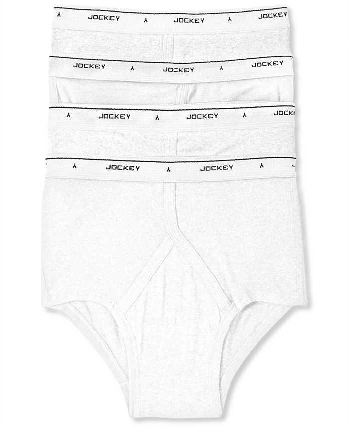 Jockey Men's Underwear Classic Low Rise Brief - 3 Pack, Black, 32