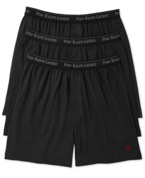 Polo Ralph Lauren Men's 3-Pk Cotton Classic Knit Boxers