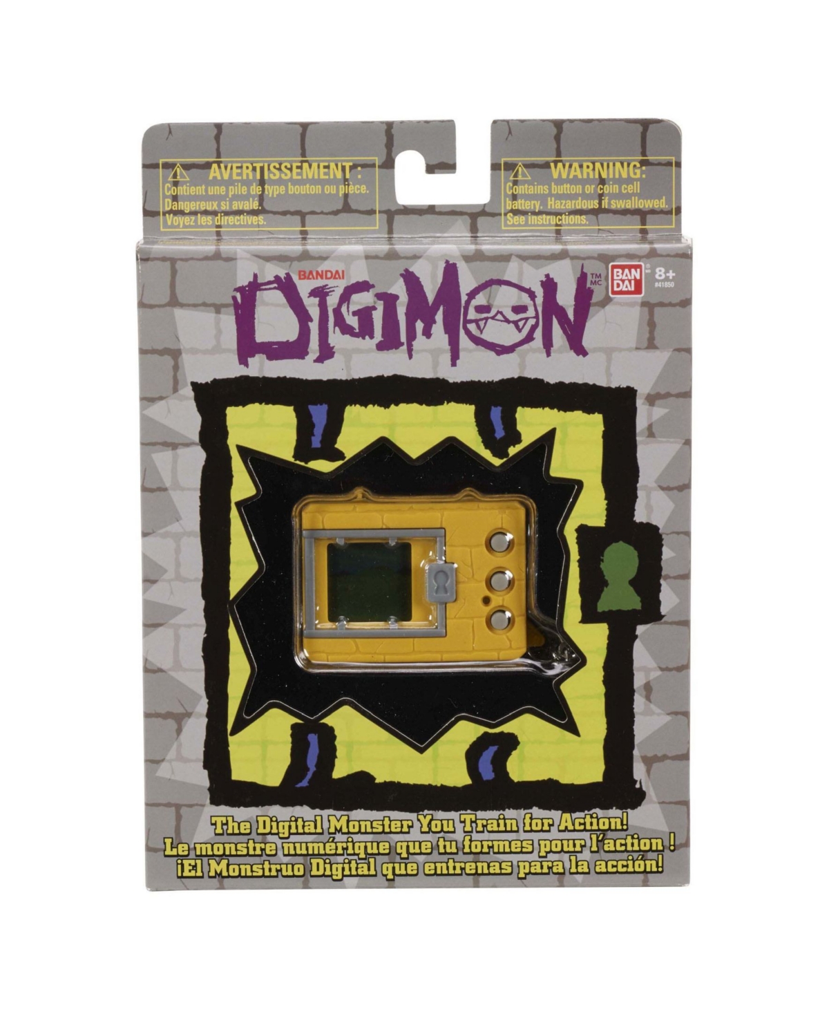 Digimon Bandai Original Digivice Virtual Pet Monster In Brown