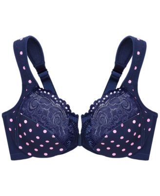 Women's Full Figure Plus Size Wonderwire Front Close Bra 1245