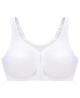 Women's Full Figure Plus Size MagicLift Front Close Posture Back Support Bra 1265