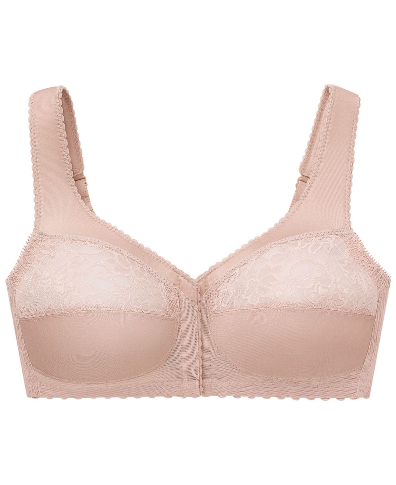Women's Full Figure Plus Size MagicLift Front Close Support Bra 1200