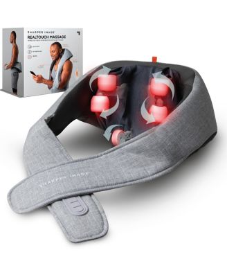 Realtouch Shiatsu Massager, Warming Heat Soothes Sore Muscles, Nodes Feel Like Real Hands, Wireless & Rechargeable