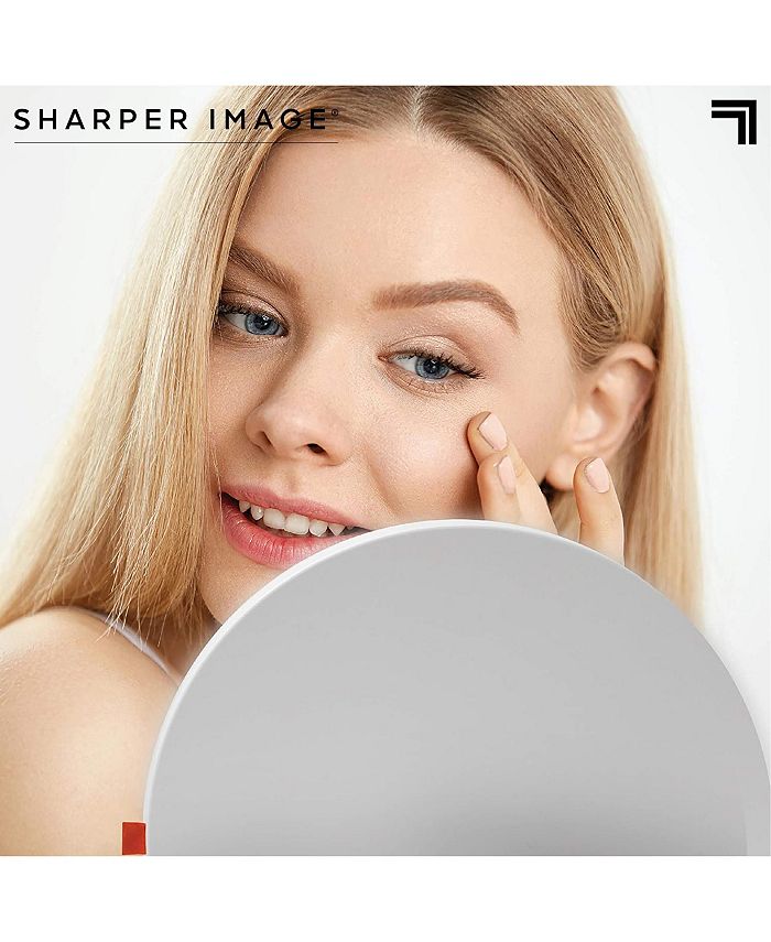 Sharper Image Vanity Mirror Round LED 8" with Bluetooth Speaker Macy's