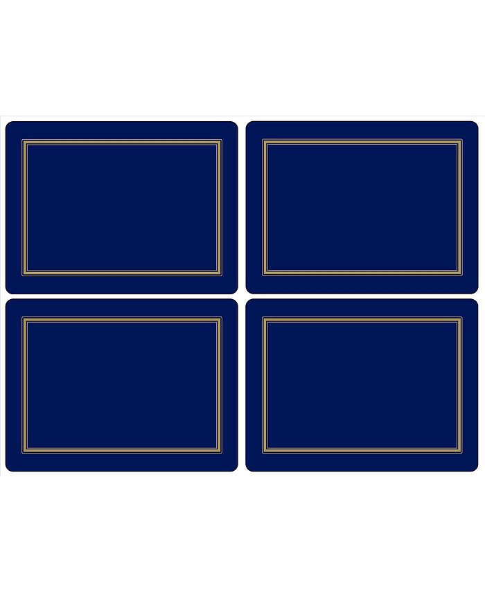Pimpernel Classic Midnight Blue Placemats, Set of 4 Macy's