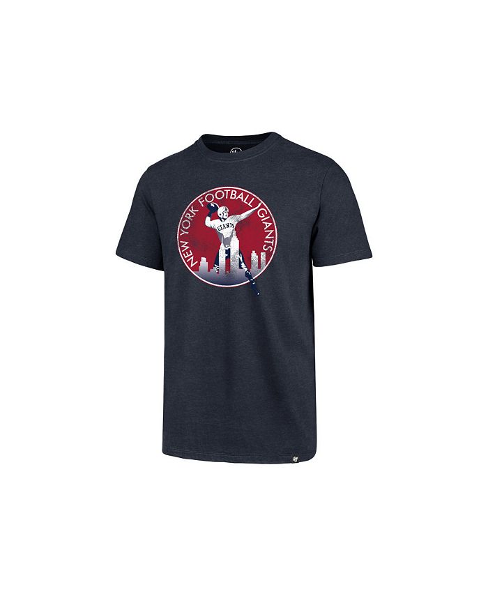 47 Brand New York Giants Men's Throwback Club T-Shirt - Macy's