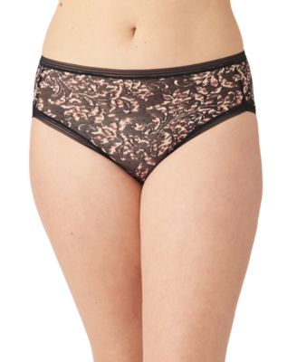 Wacoal - Women's Net Effect Jacquard Lace Hipster Underwear