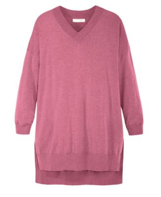 purple tunic sweater