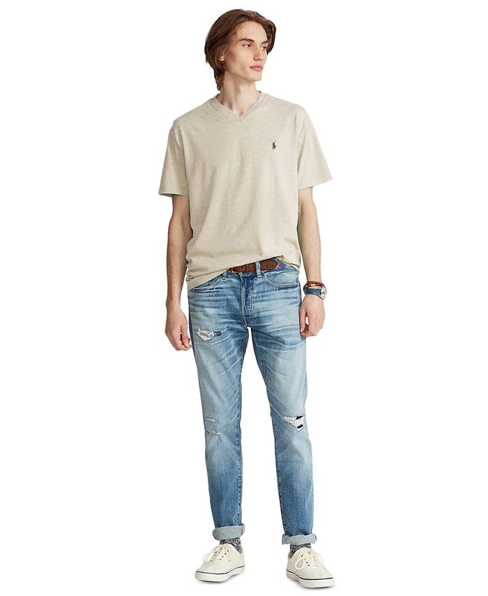 Polo Ralph Lauren Men's Classic-Fit Jersey V-Neck T-Shirt & Reviews - T ...