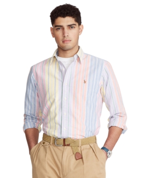 Polo Ralph Lauren Men's Classic-Fit Striped Oxford Shirt