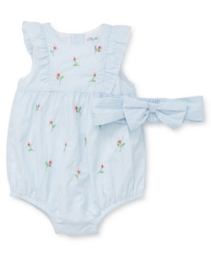 Little Me Baby Girls Rosebud Schiffli Bubble Set 2 Piece