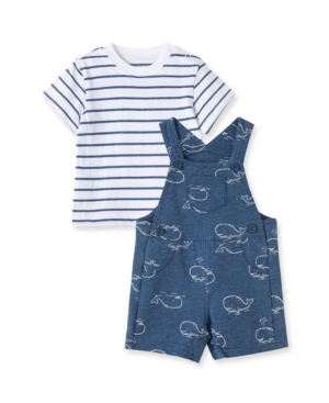 Little Me Baby Boys Whale Shortall Set 2 Piece