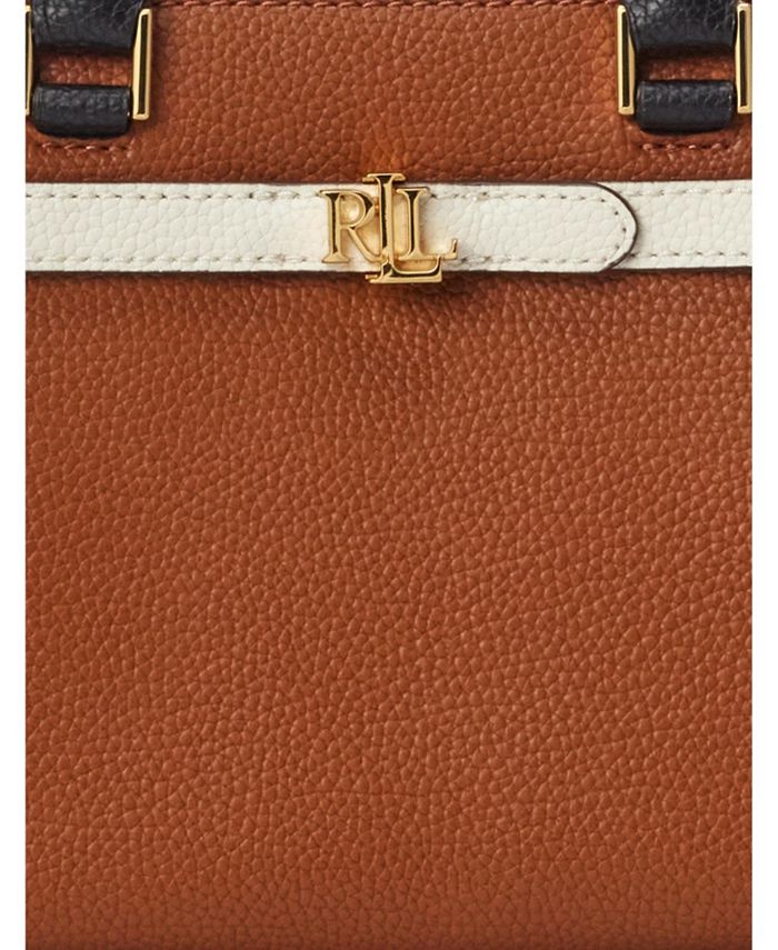 Lauren Ralph Lauren Leather Fenwick Crossbody Bag & Reviews - Handbags ...