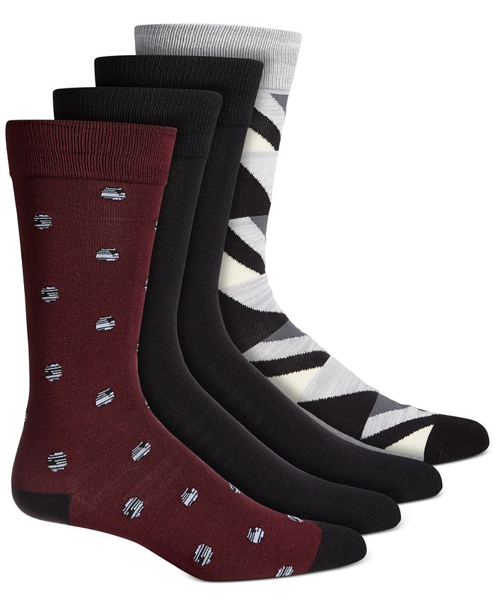 Alfani Men's 4Pk. Dress Socks, Created for Macy's Macy's