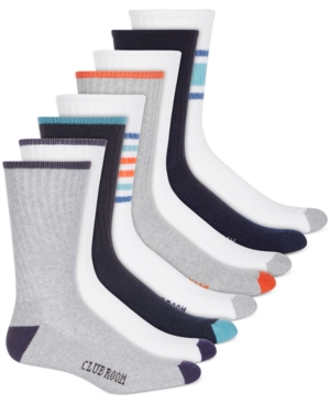 Club Room Men's Crew Socks - 8-Pack Created for Macy's