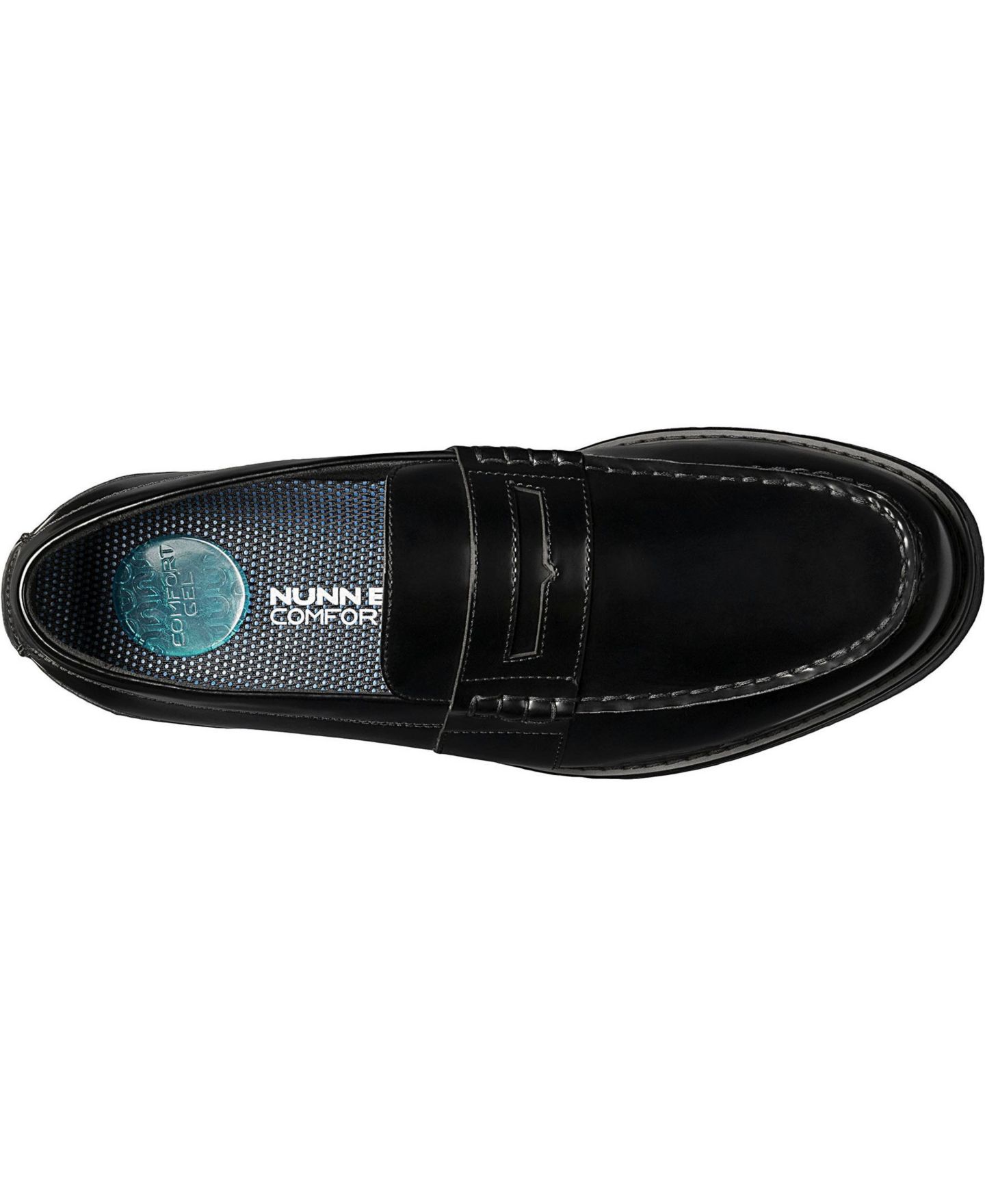 Мужские туфли Nunn Bush Lincoln Moc Toe Penny Loafer, цвет: Чёрный — фото 4