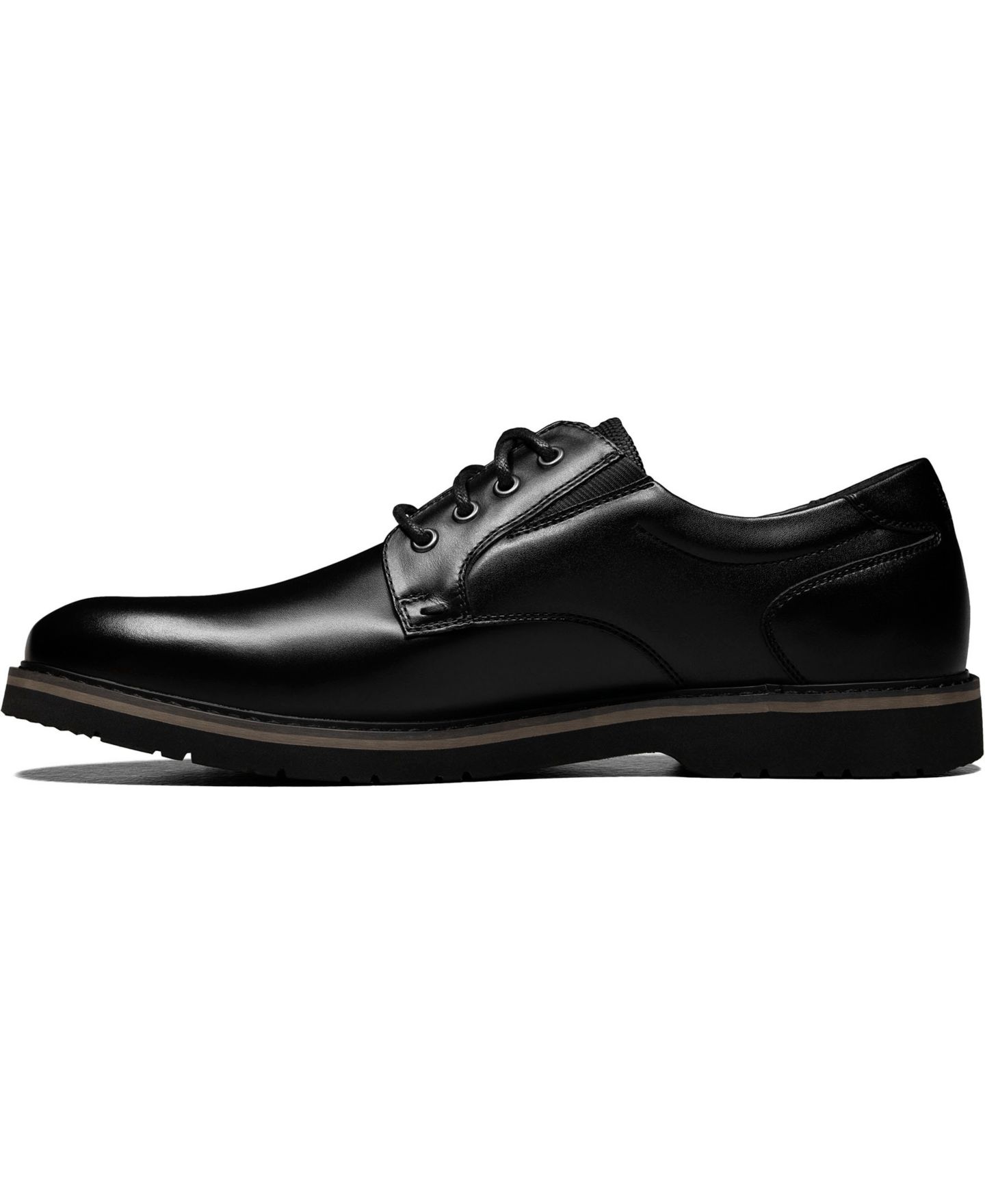 Мужские туфли Nunn Bush Denali Waterproof Leather Plain Toe Oxford, цвет: Чёрный — фото 7
