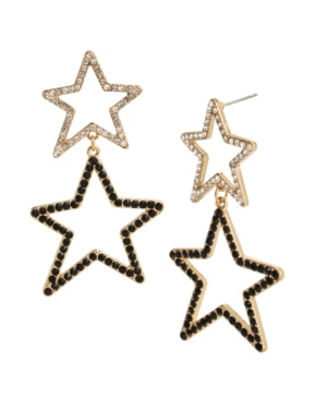image of Jessica Simpson Celestial Star Dangle Earrings