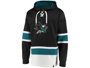 Majestic San Jose Sharks Men's Power Play Lace Up Hoodie