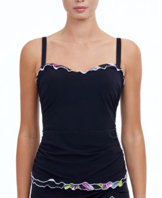 Profile by Gottex Monaco D Cup Underwire Tummy Control Tankini Top Created for Macys Macy s