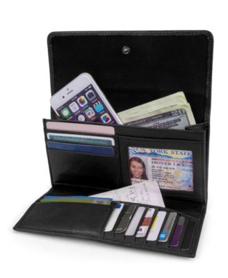 Zip Around Wallet with Wristlet Strap