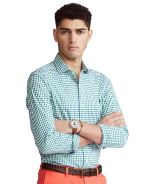 Polo Ralph Lauren Men's Classic-Fit Plaid Poplin Shirt