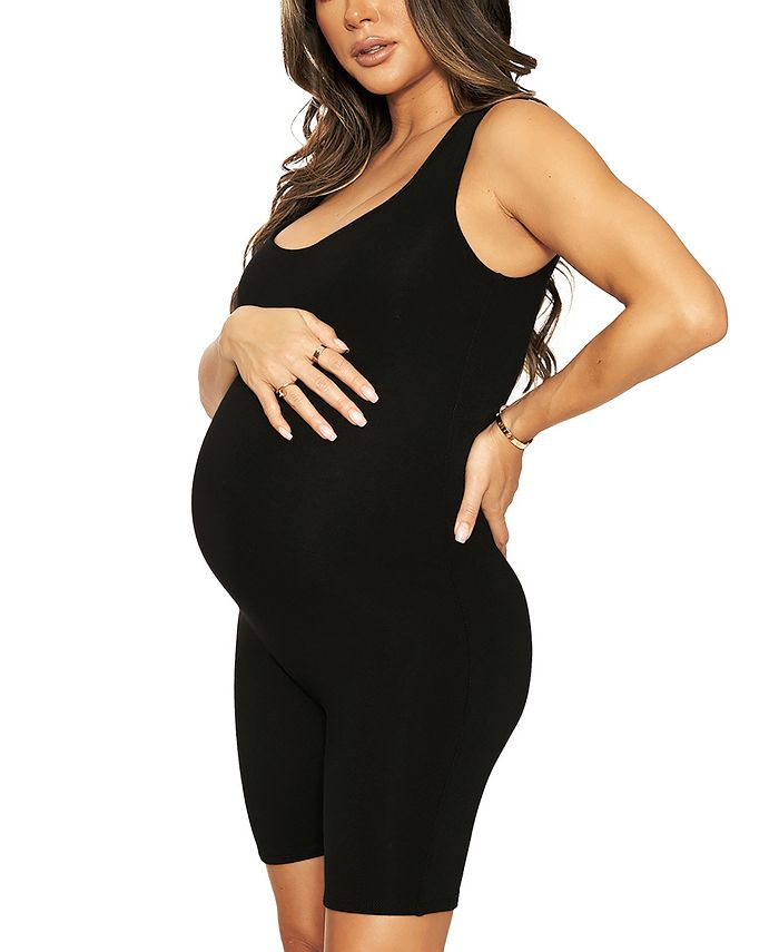 Naked Wardrobe Baby Mama The Scoop Maternity Romper & Reviews Shorts