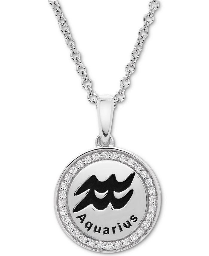 Macy's top zodiac necklace