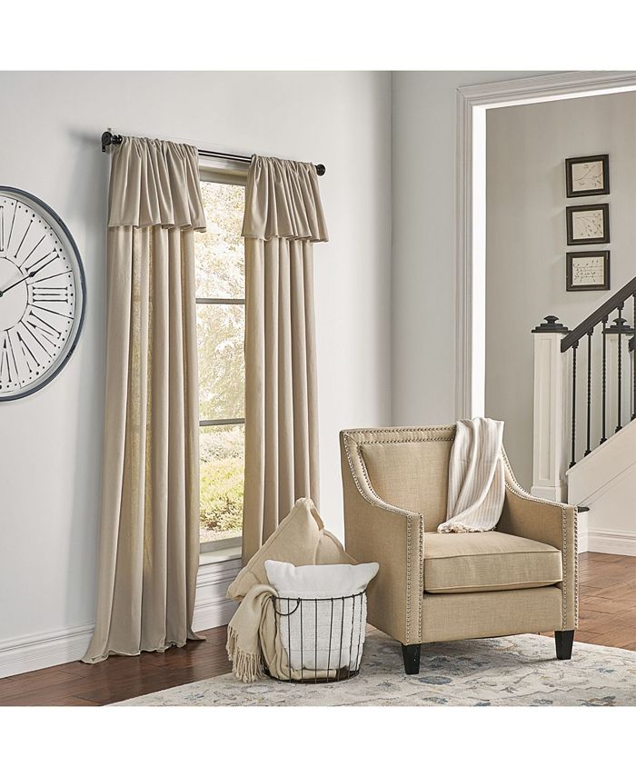 Keeco Mercantile 50" x 84" Drop Cloth Curtain Panel & Reviews All