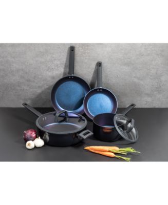 Brooklyn Steel Co. Ultraviolet Nonstick 8-Pc. Cookware Set - Macy's