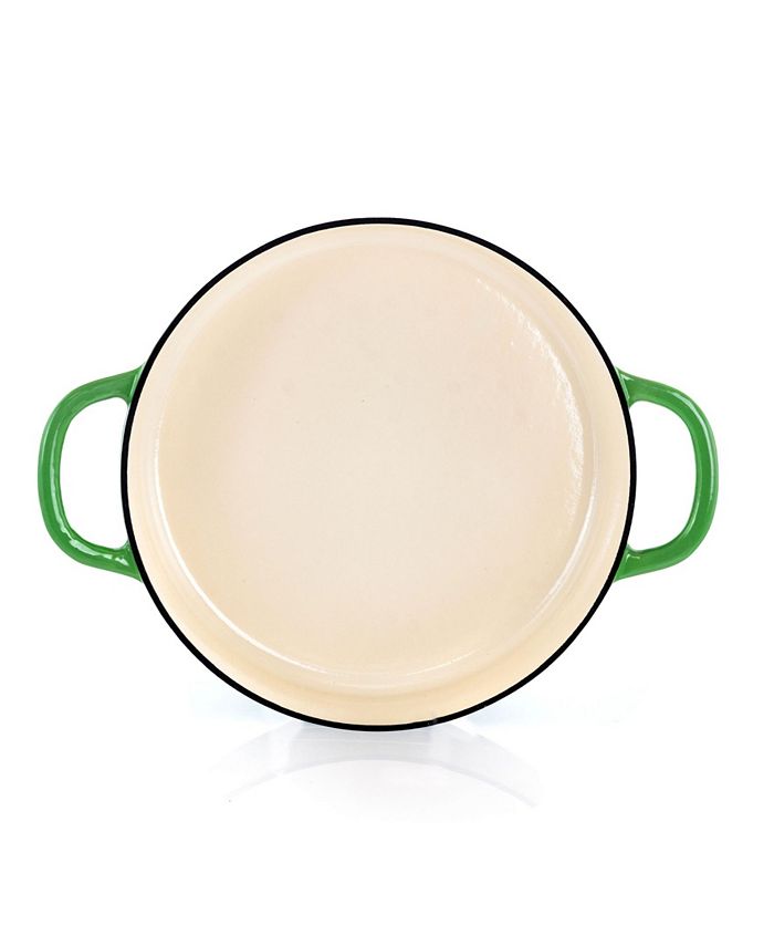 CrockPot Artisan 5 Quart Round Enameled Braiser Pan with Self Basting