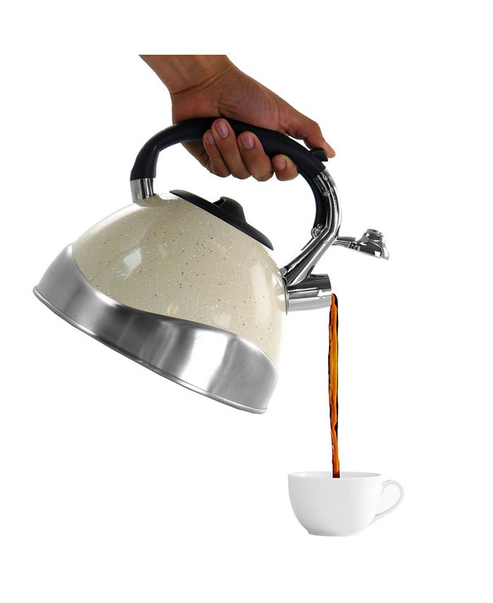 MegaChef 3 Liter Stovetop Whistling Kettle Macy's