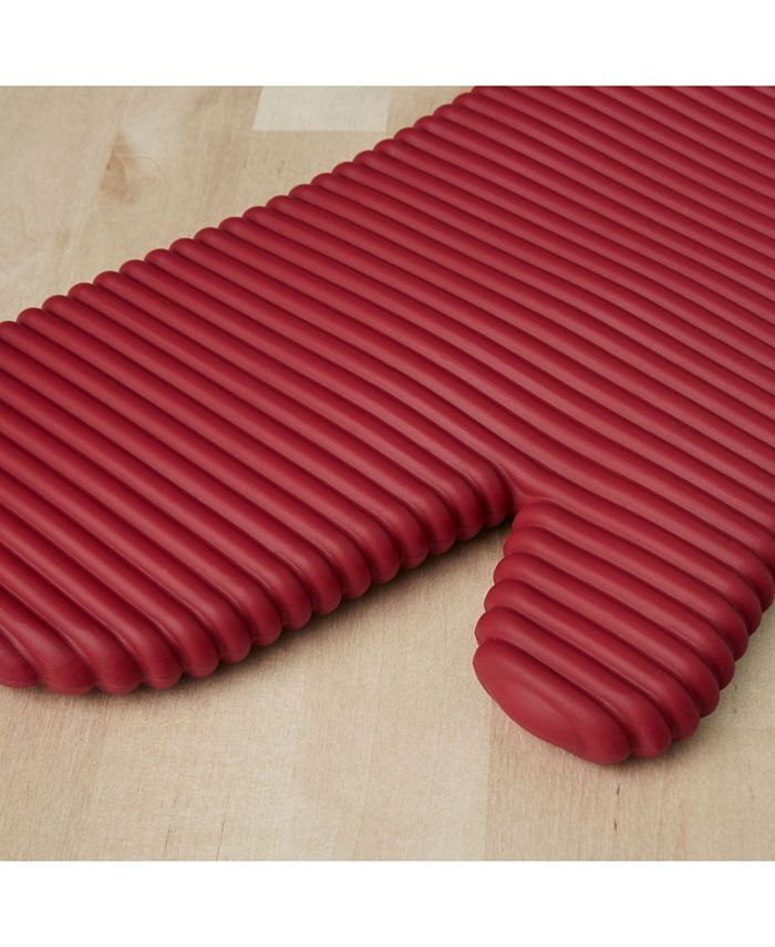 KitchenAid Ribbed Soft Silicone 2Pc. Oven Mitt Set Macy's