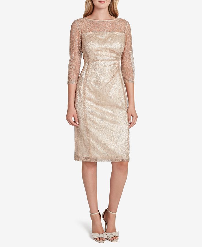 Tahari lace sale sheath dress