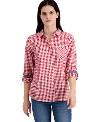 macy's tommy hilfiger womens shirts