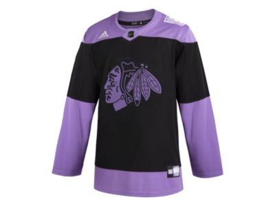 Lids - Chicago Blackhawks Men's Authentic Pro Hockey For Cancer Jersey