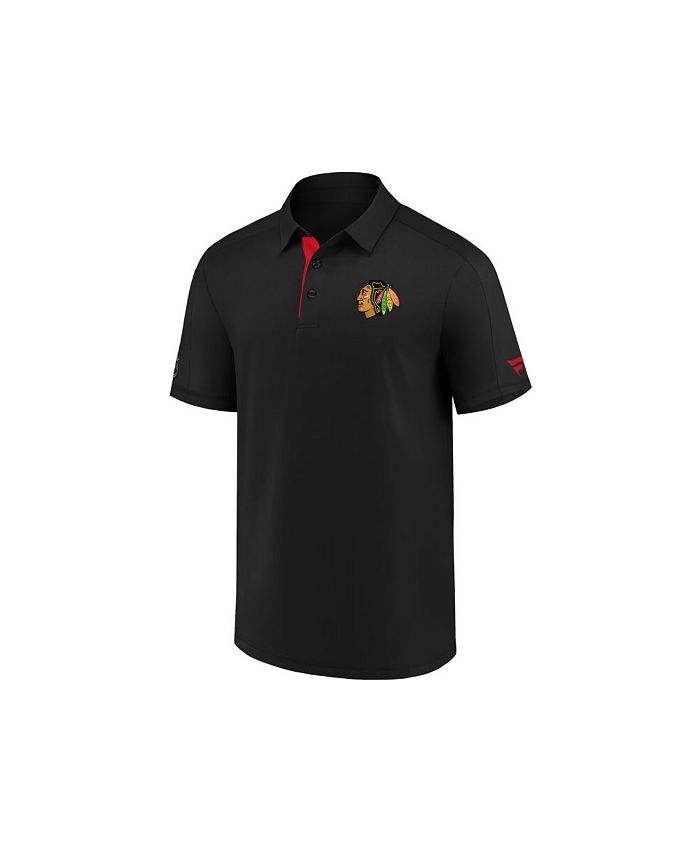 Majestic Chicago Blackhawks Men s Locker Room Performance Polo