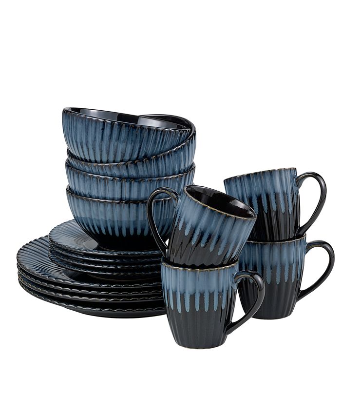 Over and Back Kknox 16 Piece Dinnerware Set, Service for 4 Macy's