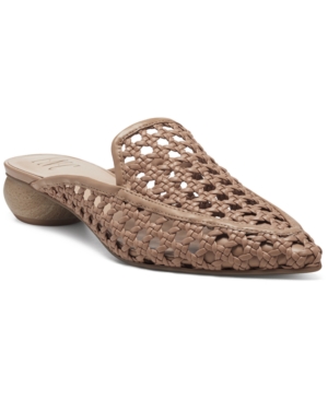 Inc International Concepts Jalissa Mules, Created For Macy's In Toffee Woven