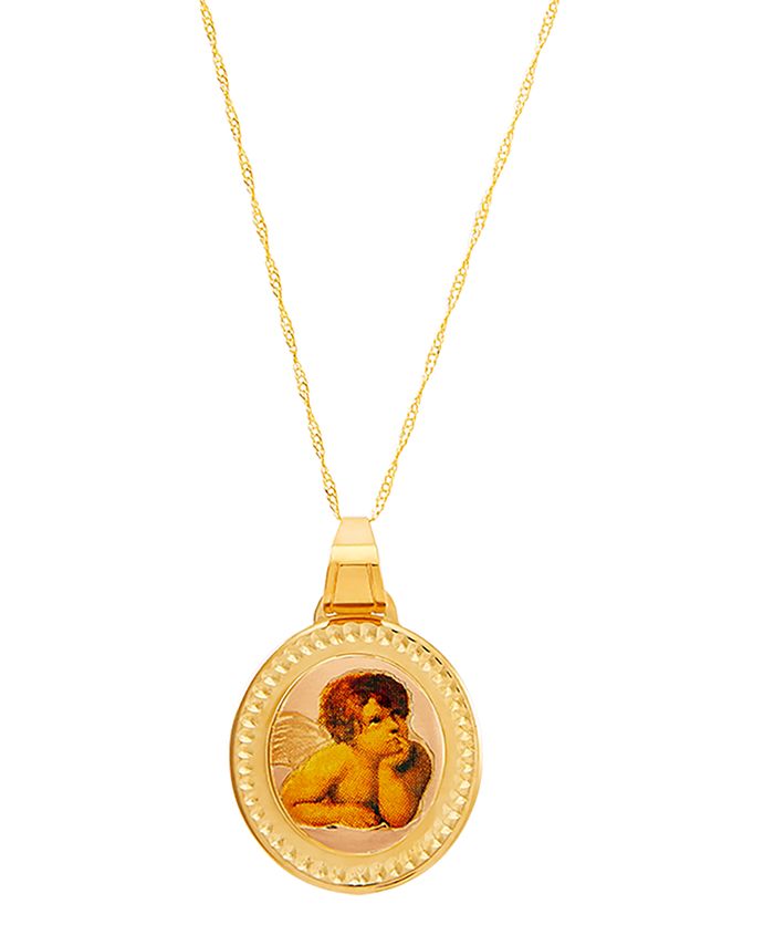 Macys italian gold necklace deals