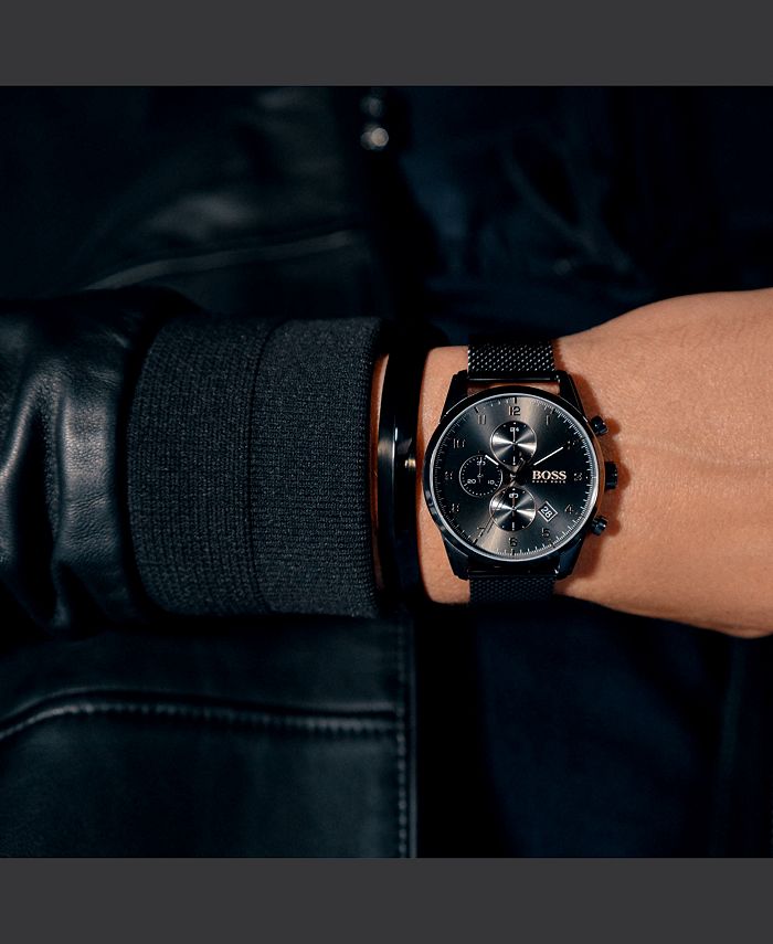 boss skymaster mens watch