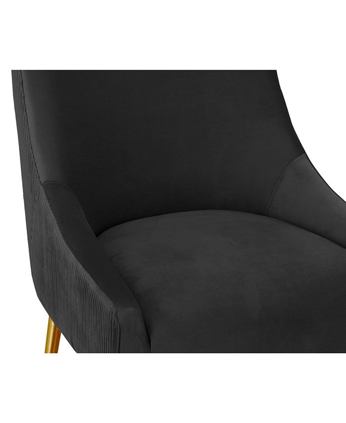 TOV Furniture Beatrix Pleated Velvet Bar Stool & Reviews Furniture