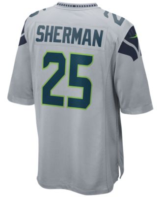 Nike - Men's Richard Sherman Seattle Seahawks Game Jersey